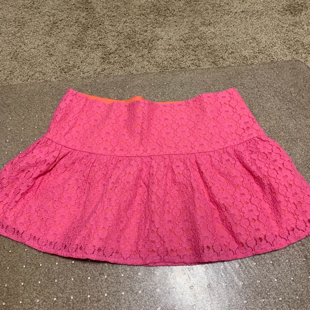 Pink lace Lilly Pultizer skirt